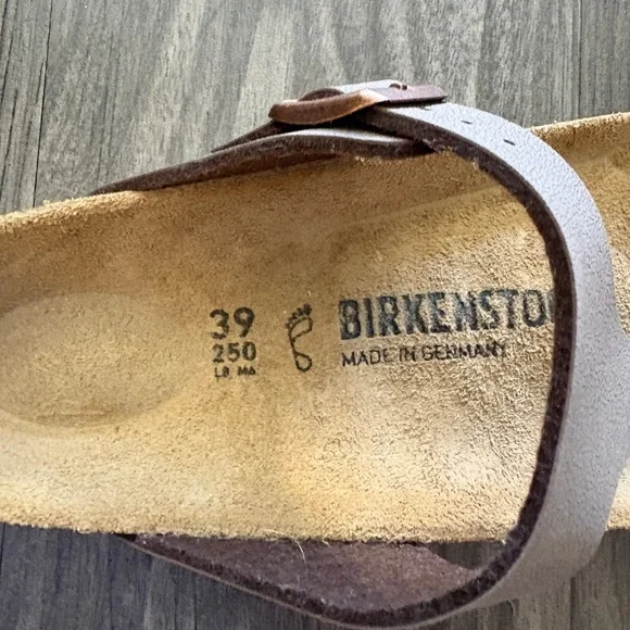 Birkenstock Womens Gizeh Classic Thong Sandal Brown NWOT Size 8 - Picture 6 of 6